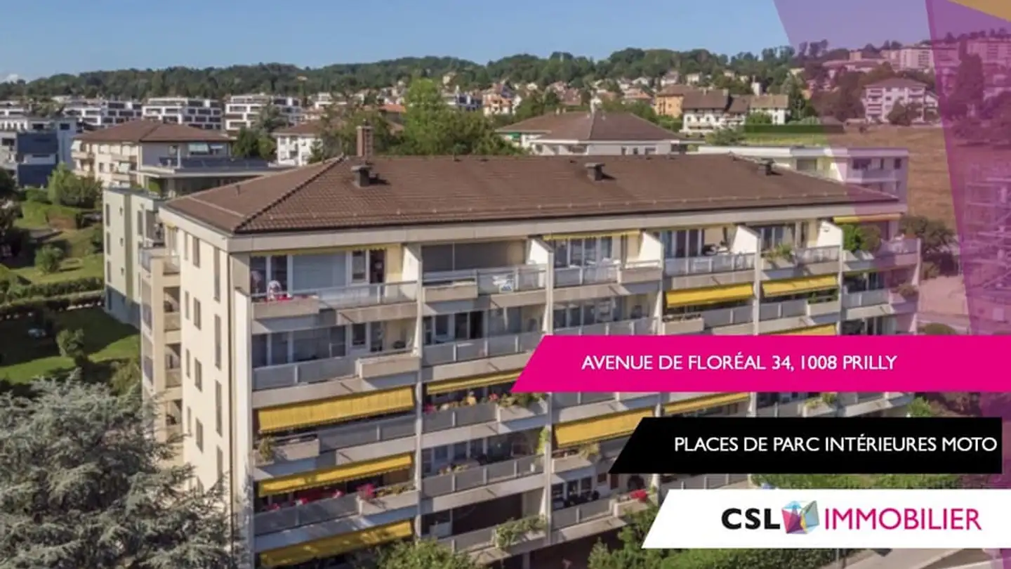 Einzelgarage mieten - Avenue De Floréal 34, 1008 Prilly