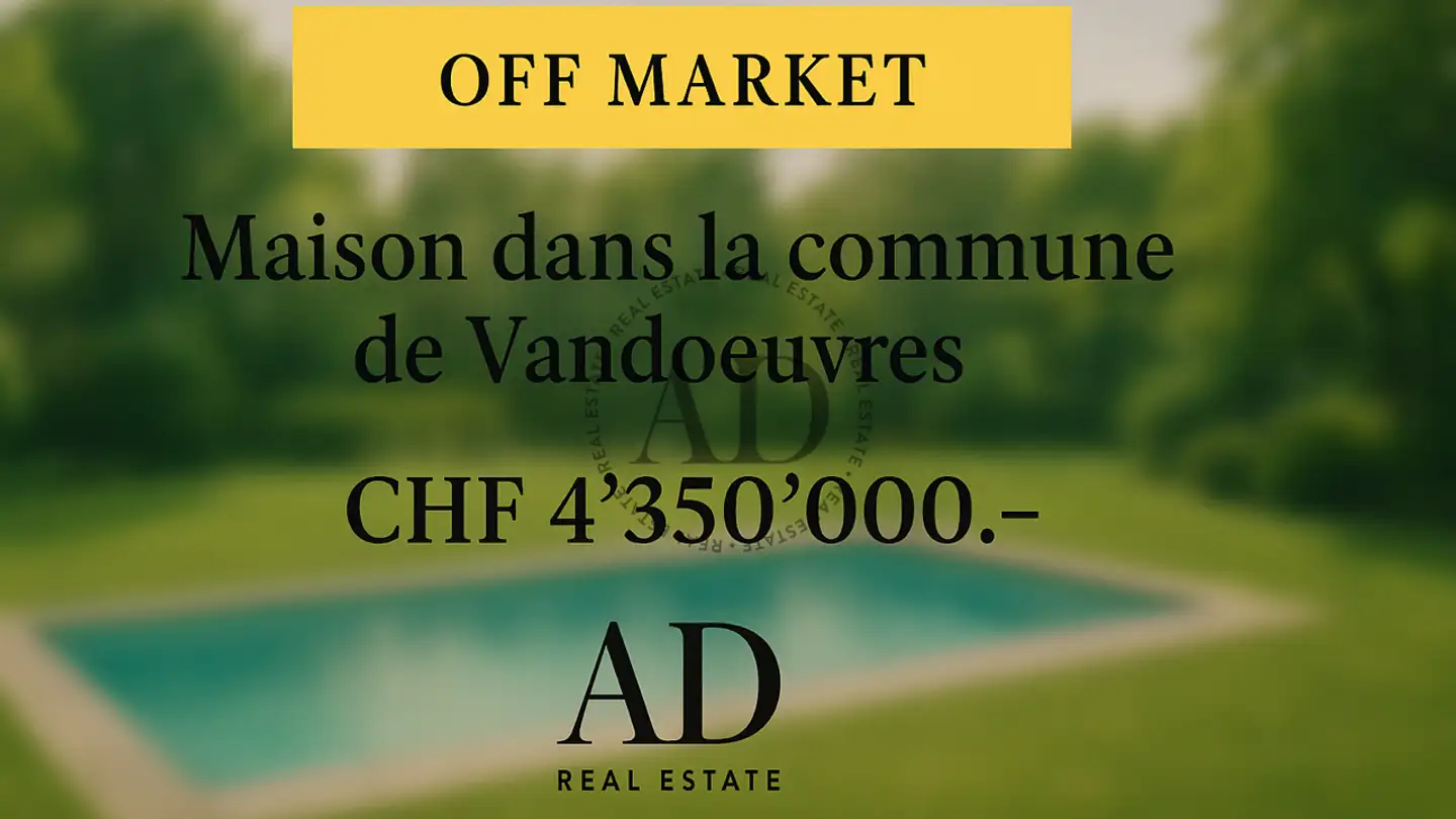 Maison individuelle à vendre - 1253 Vandoeuvres