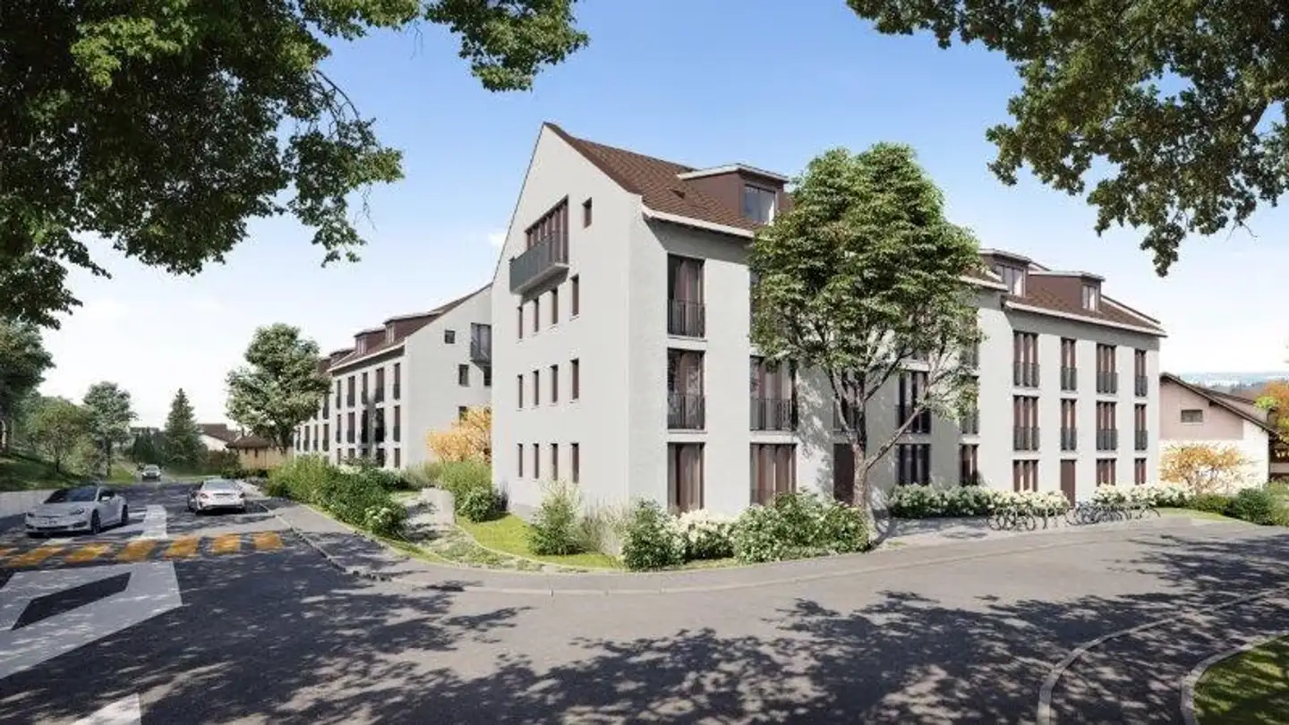 Dachgeschosswohnung mieten - Zugerstrasse 2b, 8918 Unterlunkhofen