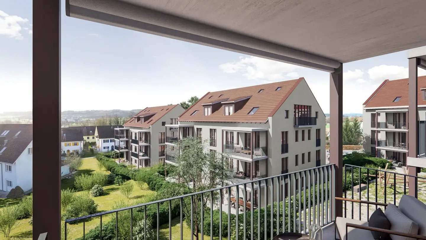 Dachgeschosswohnung mieten - Zugerstrasse 2b, 8918 Unterlunkhofen - Foto 2