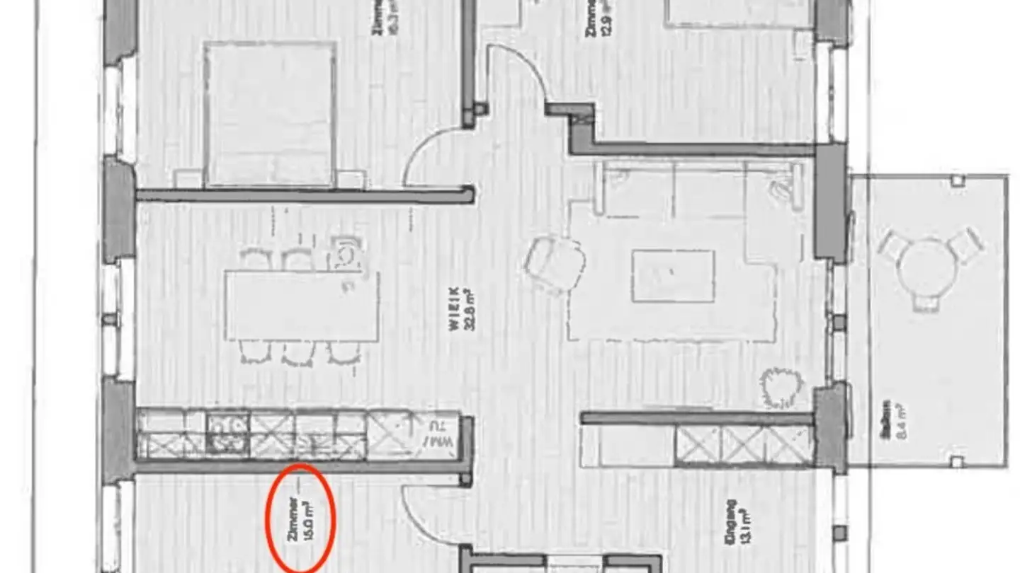 Zimmer mieten - Lindenstrasse 155, 9016 St. Gallen - Foto 2