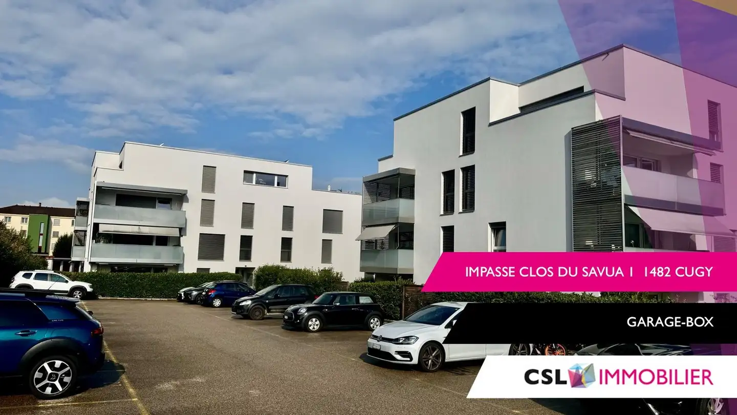 Underground parking space for rent - Route du Savua 5, 1482 Cugy FR