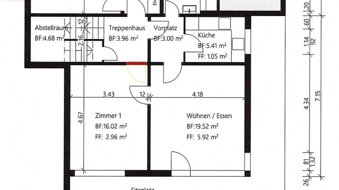 Studio for rent - Weinbergstrasse 4, 8302 Kloten - Photo 2