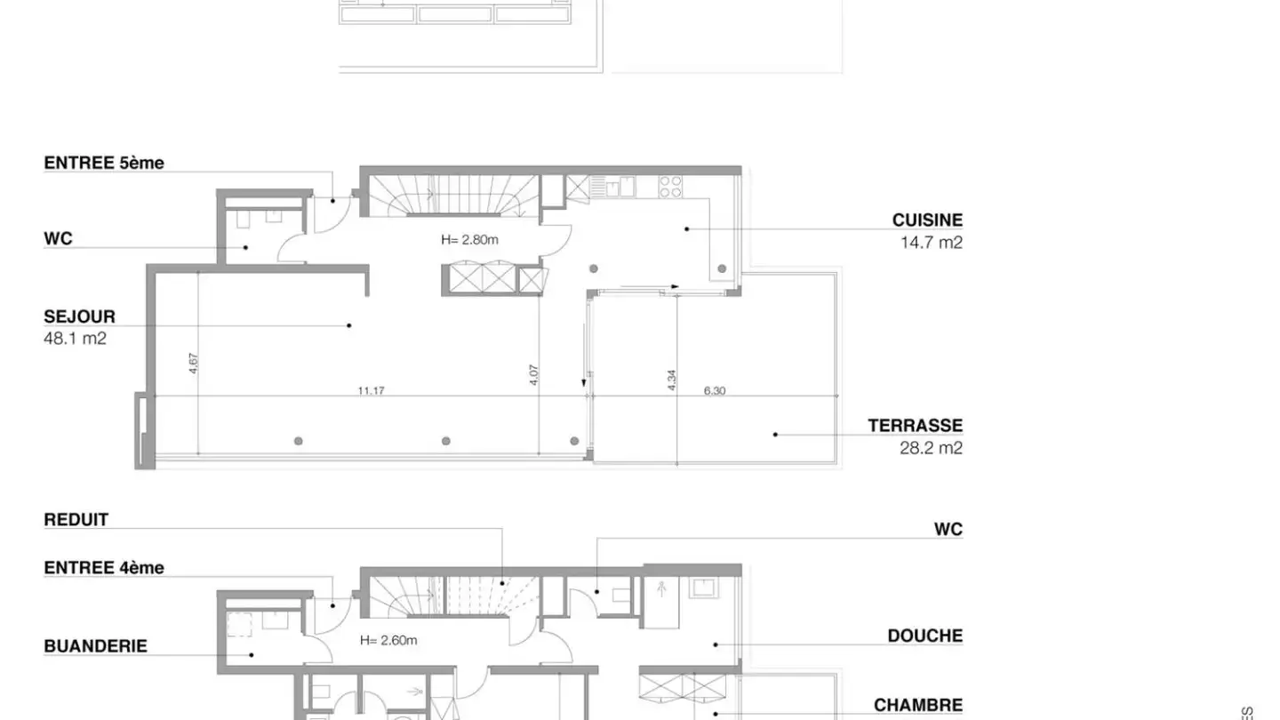 Duplex for rent - Chemin Des Fleurettes 3, 1202 Genève - Photo 4