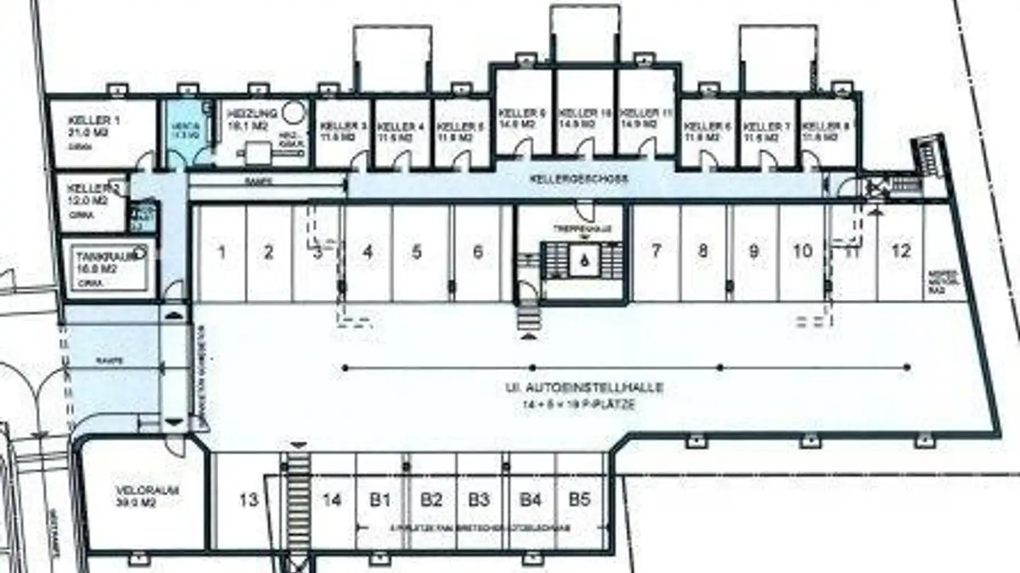 Underground parking space for rent - Akazienweg 3, 4313 Möhlin
