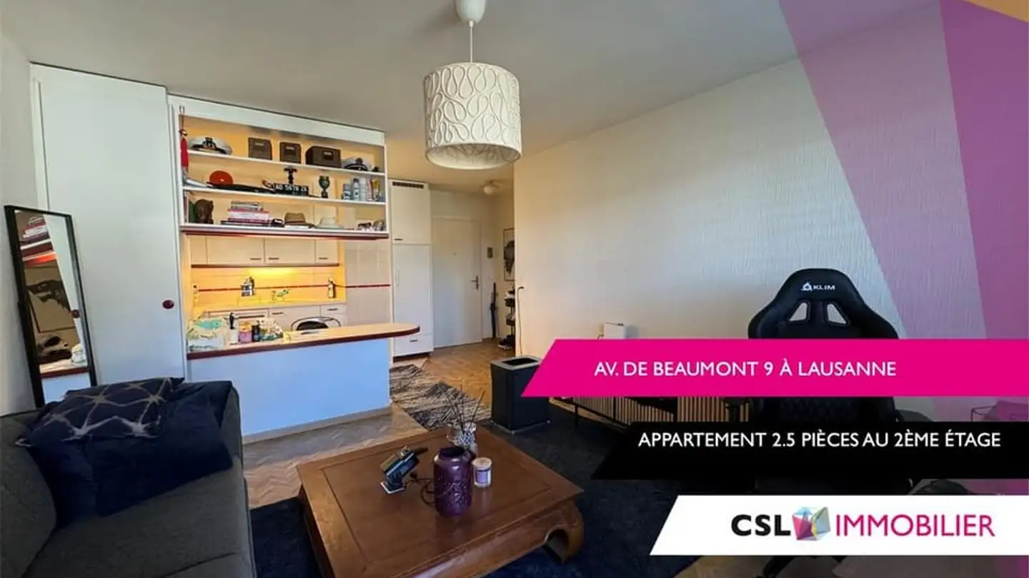 Appartement à louer - Avenue De Beaumont 9, 1012 Lausanne