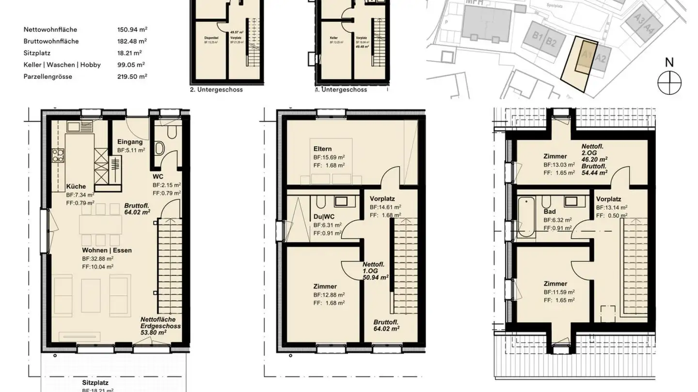Doppelhaushälfte kaufen - Schmittengasse, 8414 Buch am Irchel - Foto 2