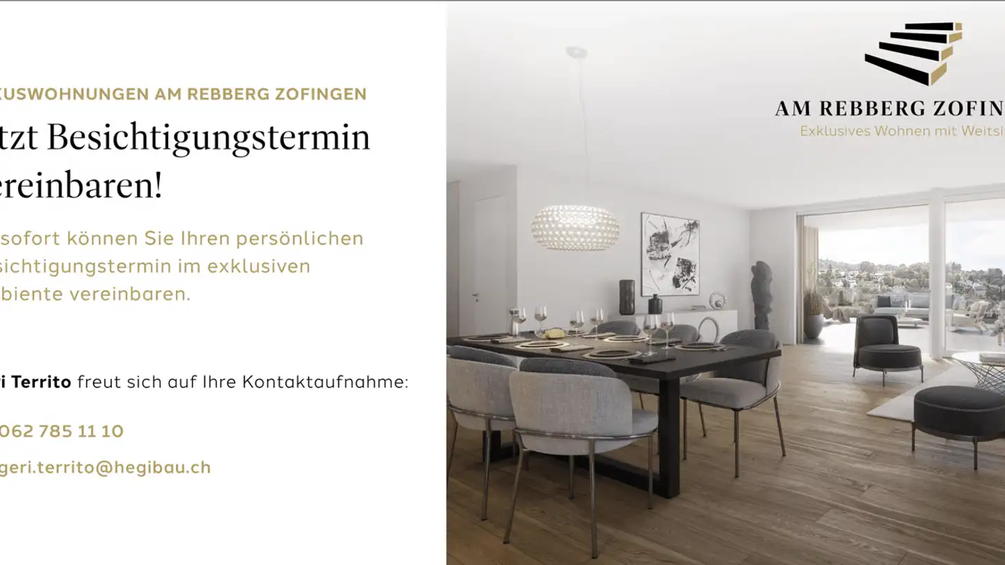 Wohnung kaufen - Obere Rebbergstrasse 26c, 4800 Zofingen - Foto 2