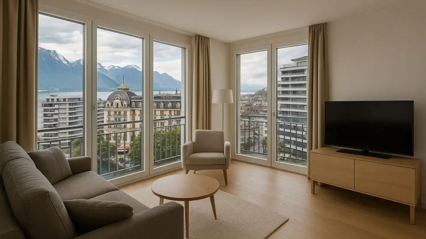 Furnished apartment for rent - 1820 Montreux