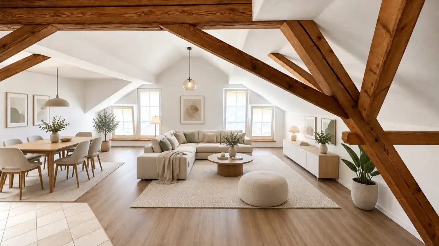 Attic flat for rent - Rheintalstrasse 183, 5325 Leibstadt