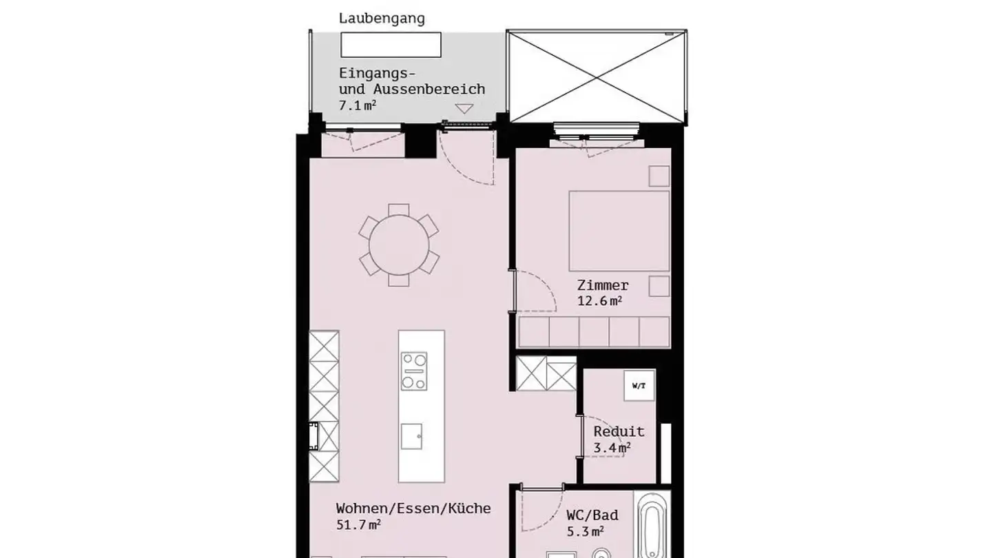 Appartement à louer - Weinberglistrasse 4, 6005 Luzern - Photo 2
