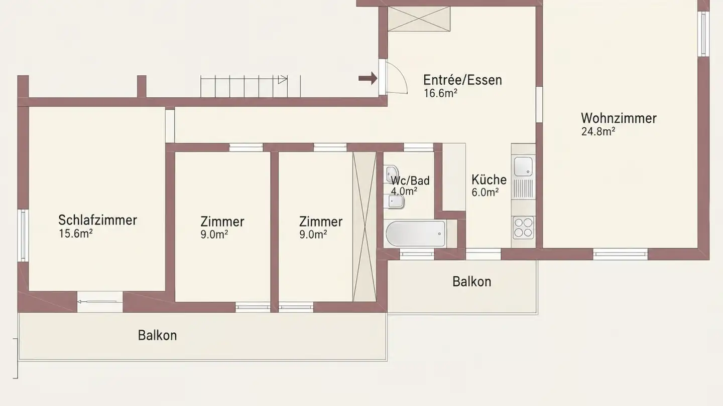 Apartment for rent - Obermättlistrasse 34, 6015 Luzern - Photo 2
