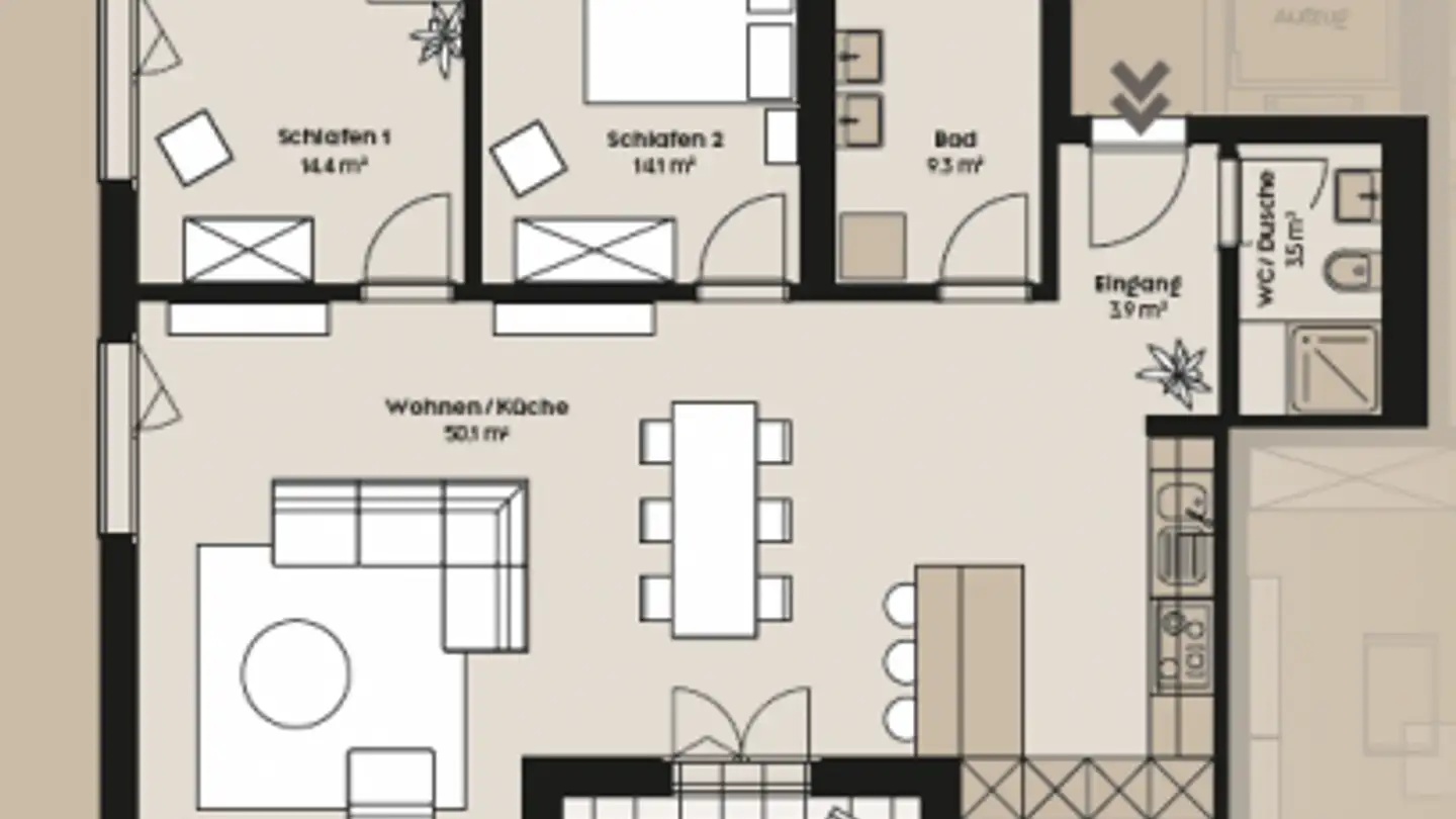 Appartamento in affitto - Bielstrasse 12, 3237 Brüttelen - Photo 2