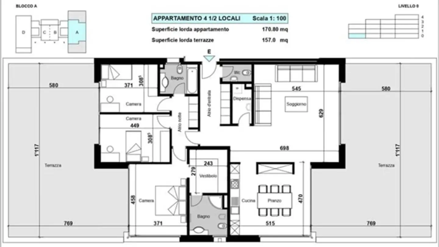 Appartamento in affitto - Via Massagno, 6900 Lugano - Foto 4