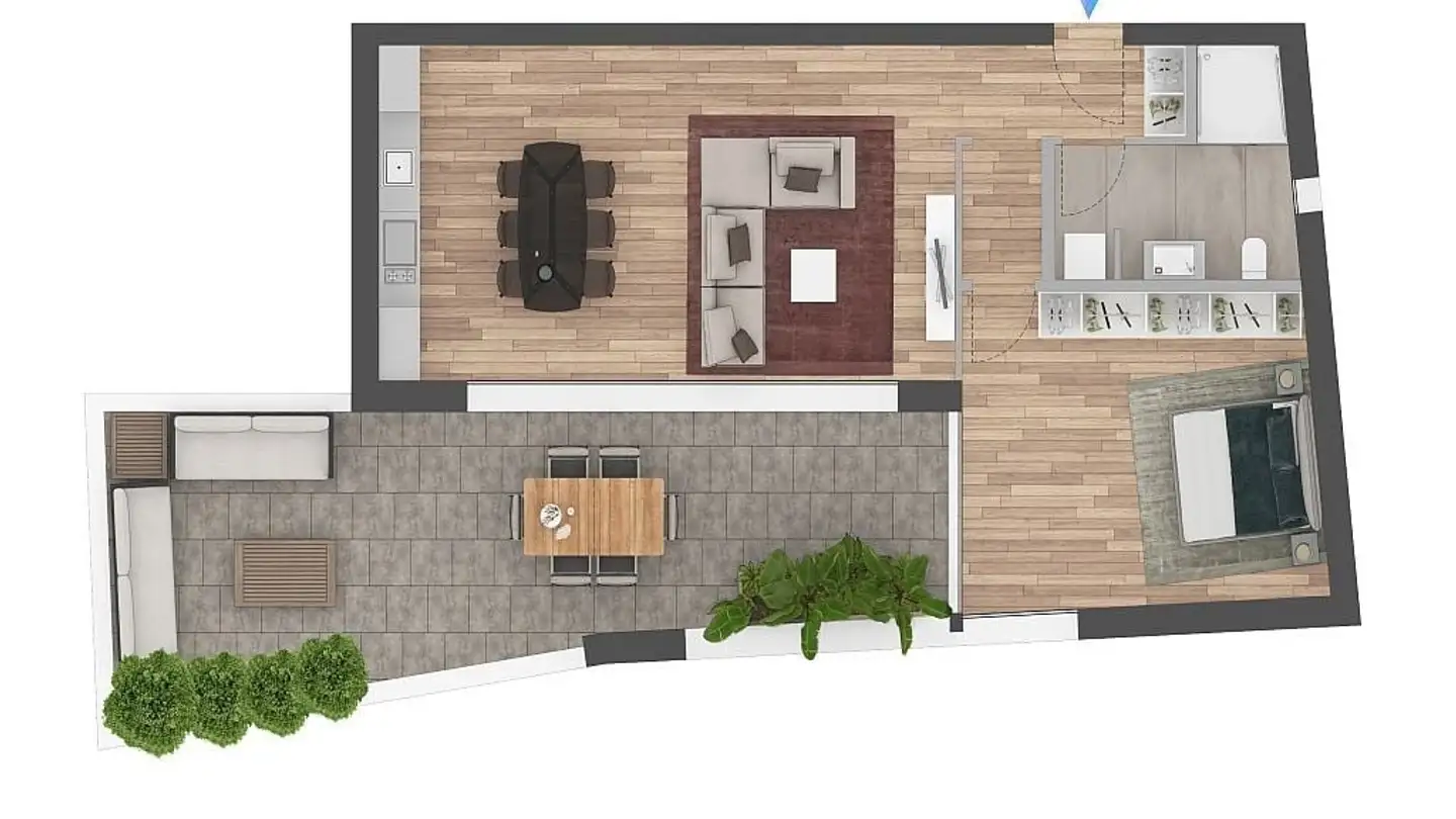 Appartamento in affitto - Via Del Tiglio 18, 6592 S. Antonino - Foto 2