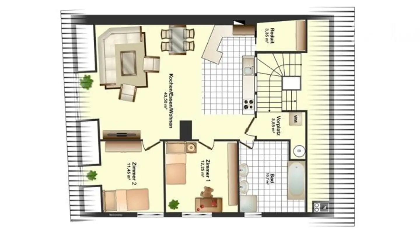 Appartamento in affitto - Ausserdorfstrasse 1, 4465 Hemmiken - Photo 3