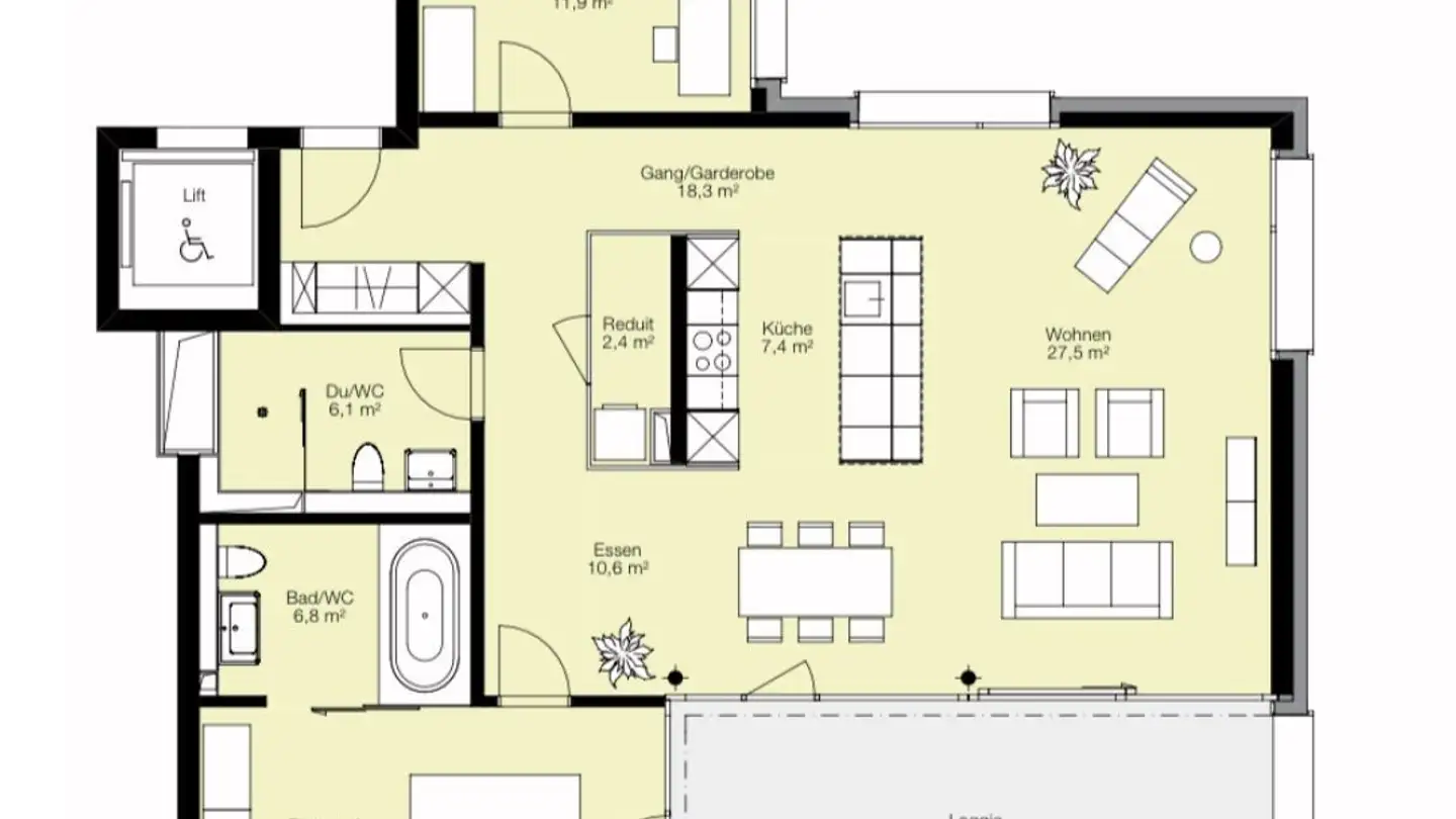 Appartamento in affitto - 8803 Rüschlikon