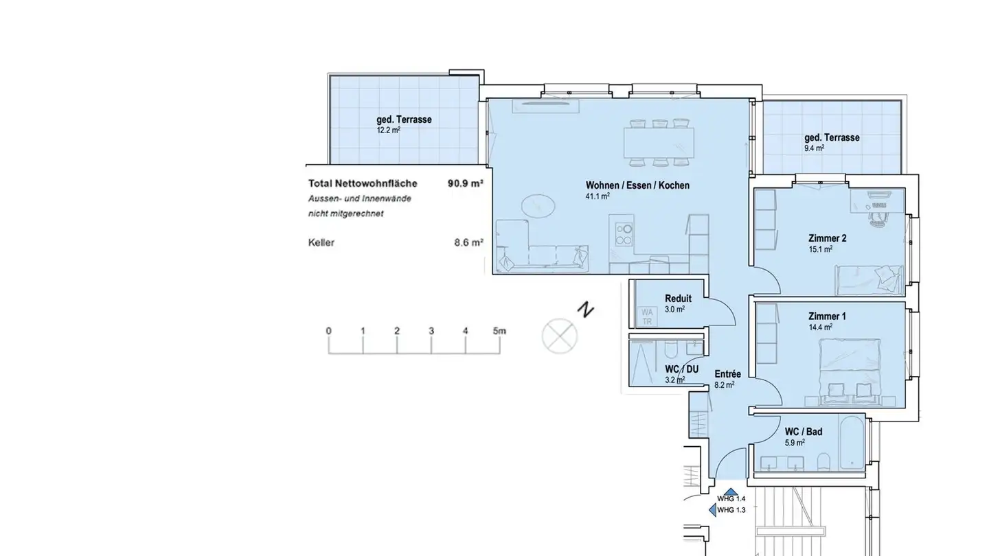 Appartement à louer - Tierloch 14, 8197 Rafz - Photo 3