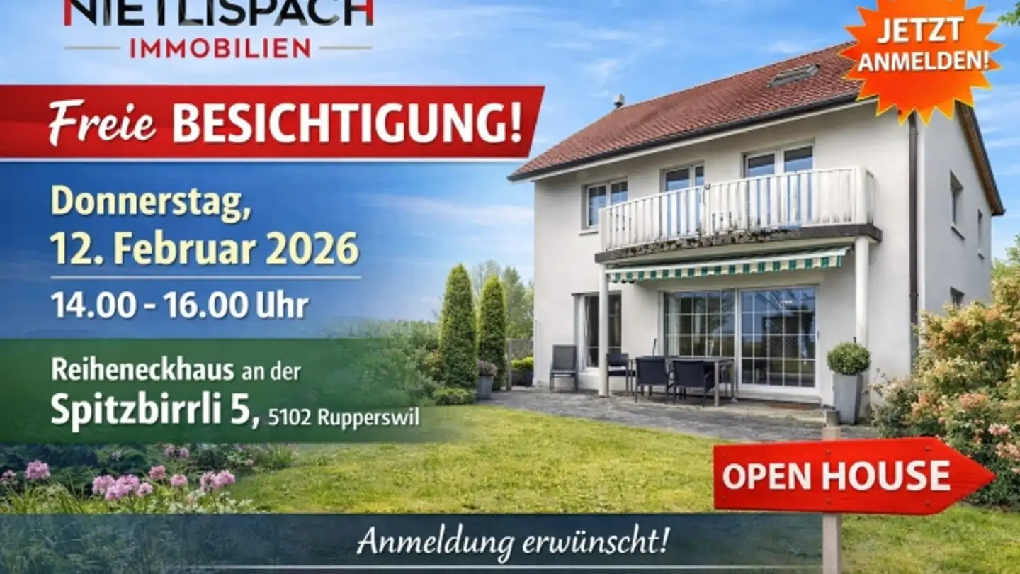 Reihenhaus kaufen - Spitzbirrli 5, 5102 Rupperswil