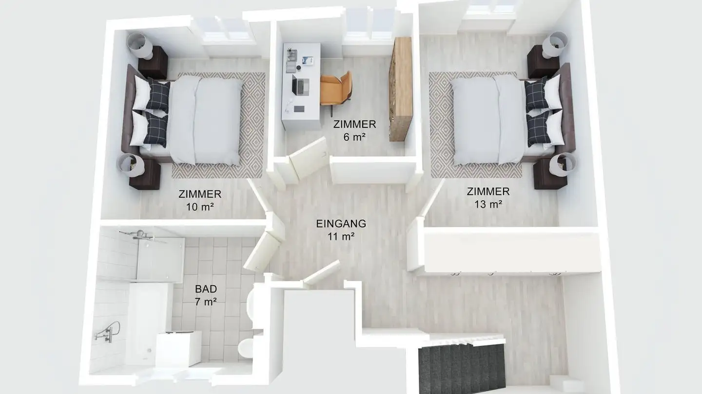 Penthouse mieten - Hauptstrasse 52, 8840 Einsiedeln