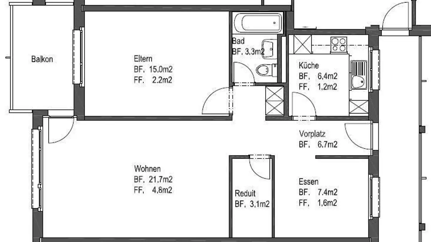 Appartamento in affitto - Am Balsberg 38, 8302 Kloten - Foto 4