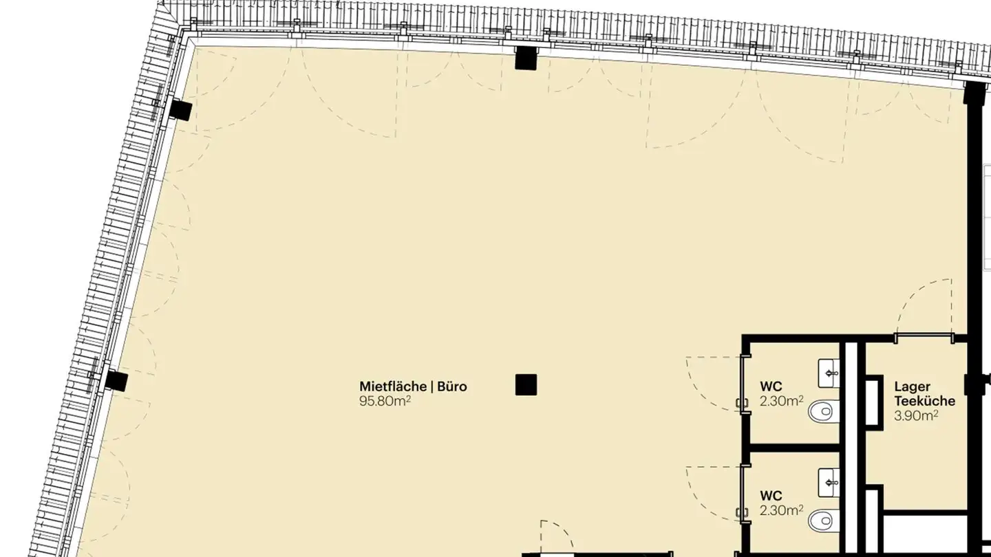Bürofläche mieten - Güterstrasse, 5400 Baden - Foto 3