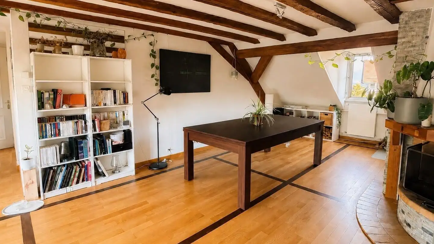 Dachgeschosswohnung mieten - Route De La-Capite 162, 1244 Choulex - Foto 2