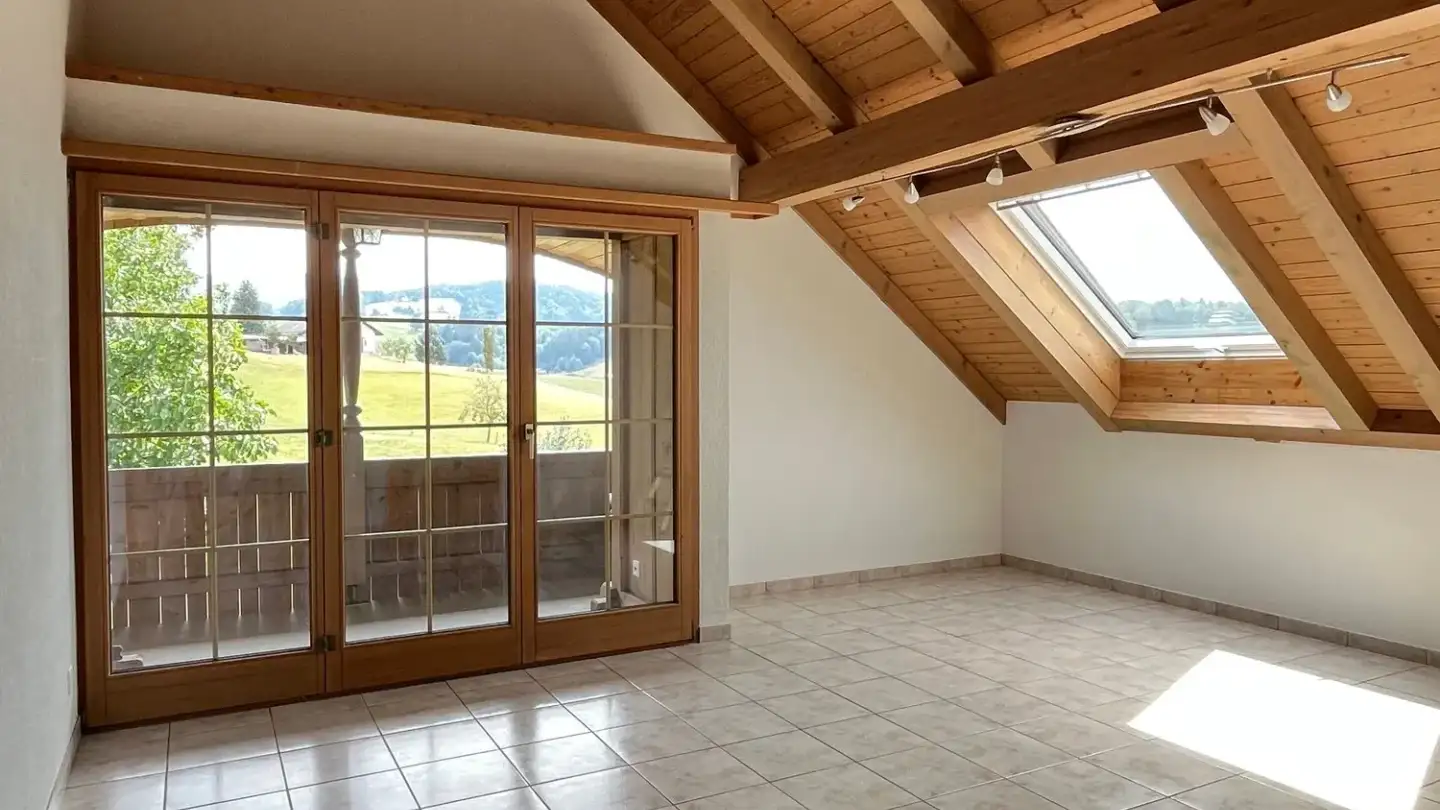Attic flat for rent - Hofmatt 174, 1715 Alterswil FR