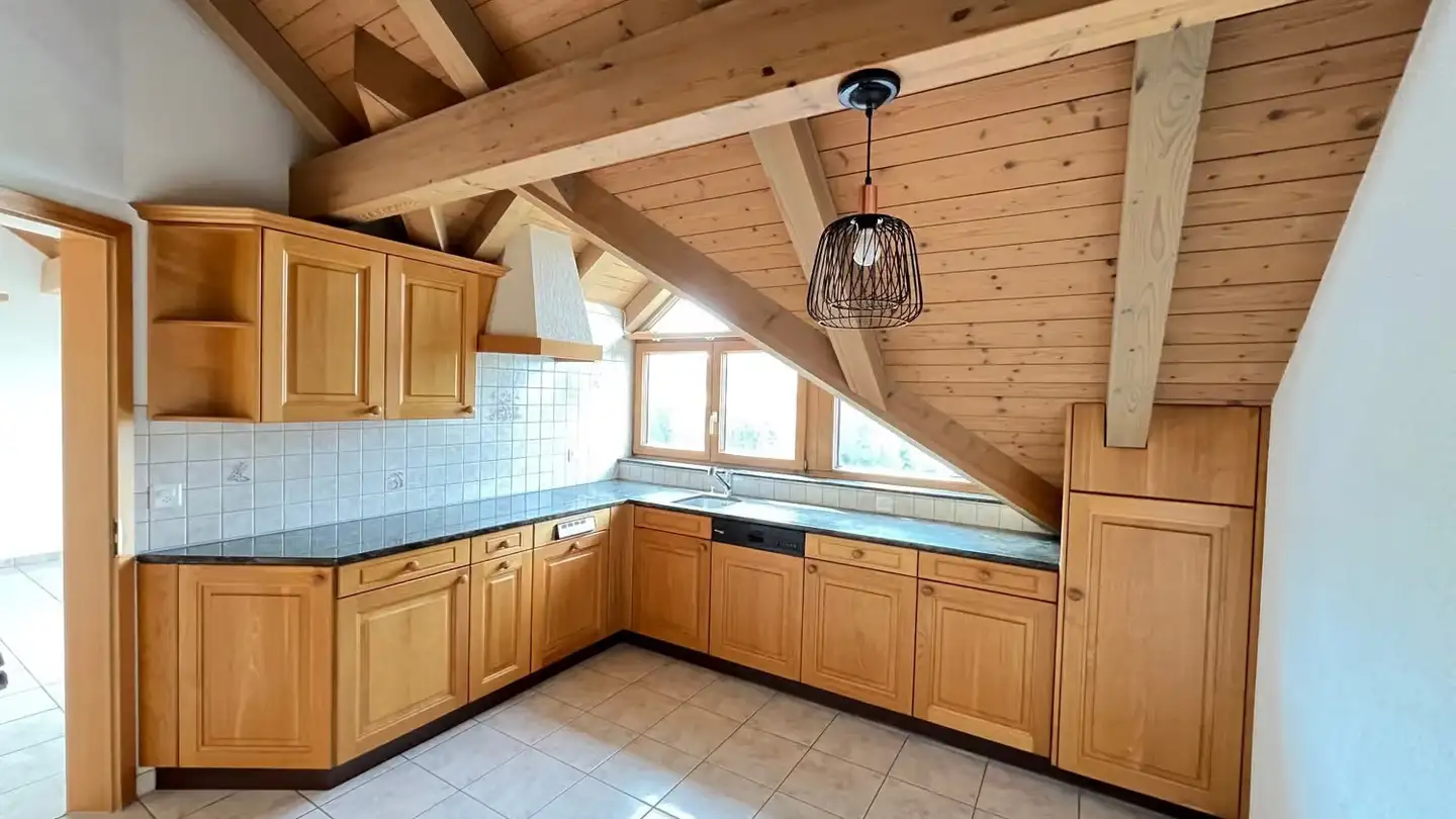 Attic flat for rent - Hofmatt 174, 1715 Alterswil FR - Photo 3