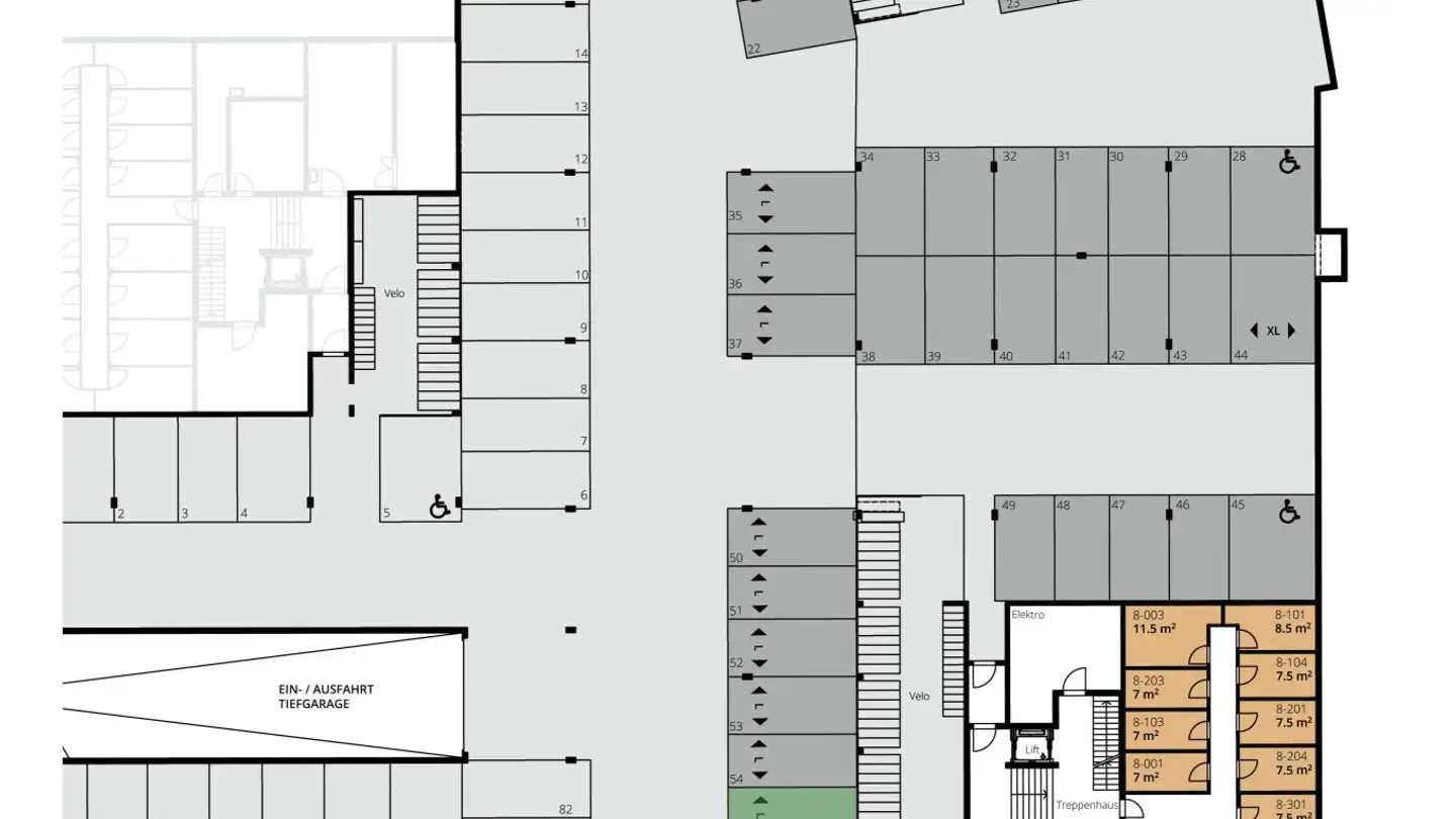 Parcheggio esterno in vendita - Kanalstrasse 8, 5734 Reinach AG - Foto 2