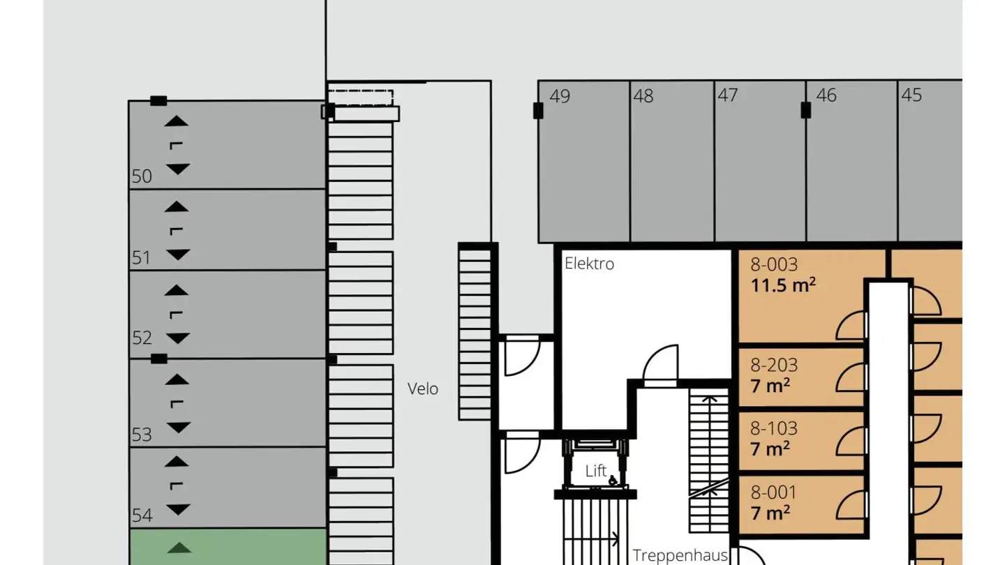 Parcheggio esterno in vendita - Kanalstrasse 8, 5734 Reinach AG - Foto 3