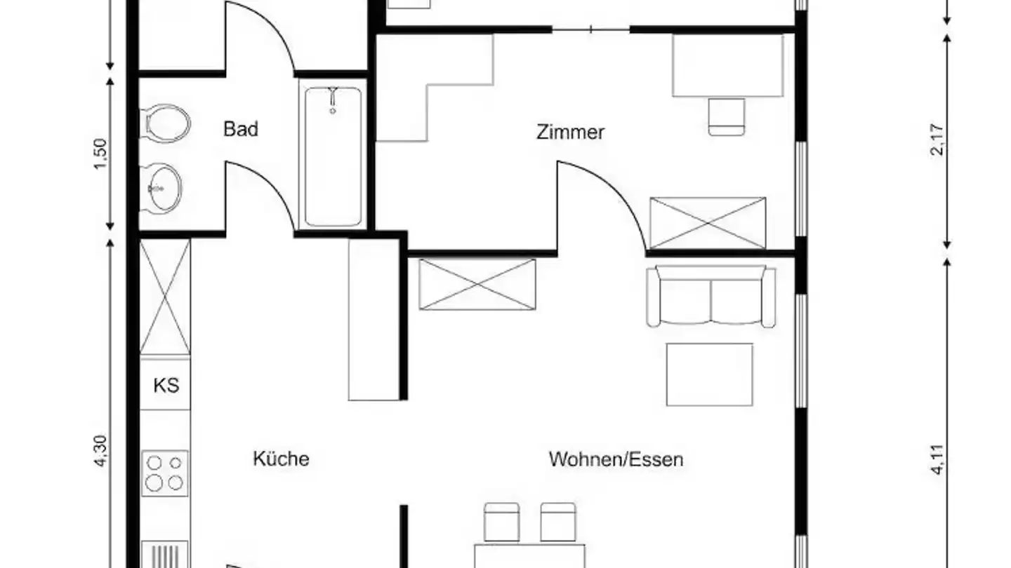 Furnished apartment for rent - Scheidgasse 52, 3800 Unterseen - Photo 3