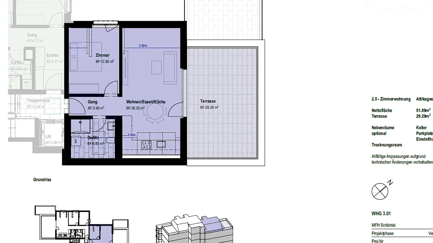Appartamento in affitto - Grossfeld 8, 6415 Arth - Foto 4