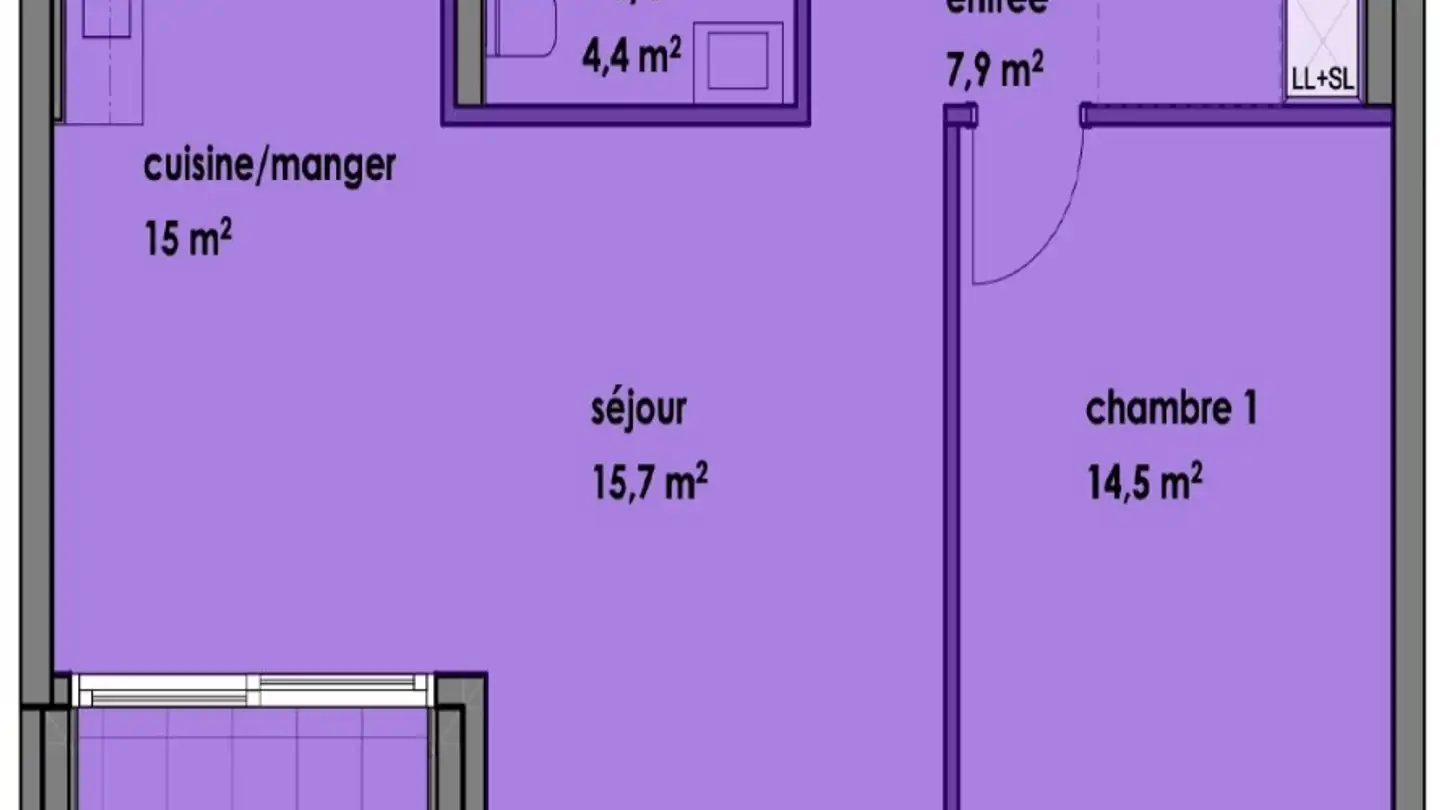 Appartement à louer - Route de l'Eglise 83, 1678 Siviriez - Photo 4