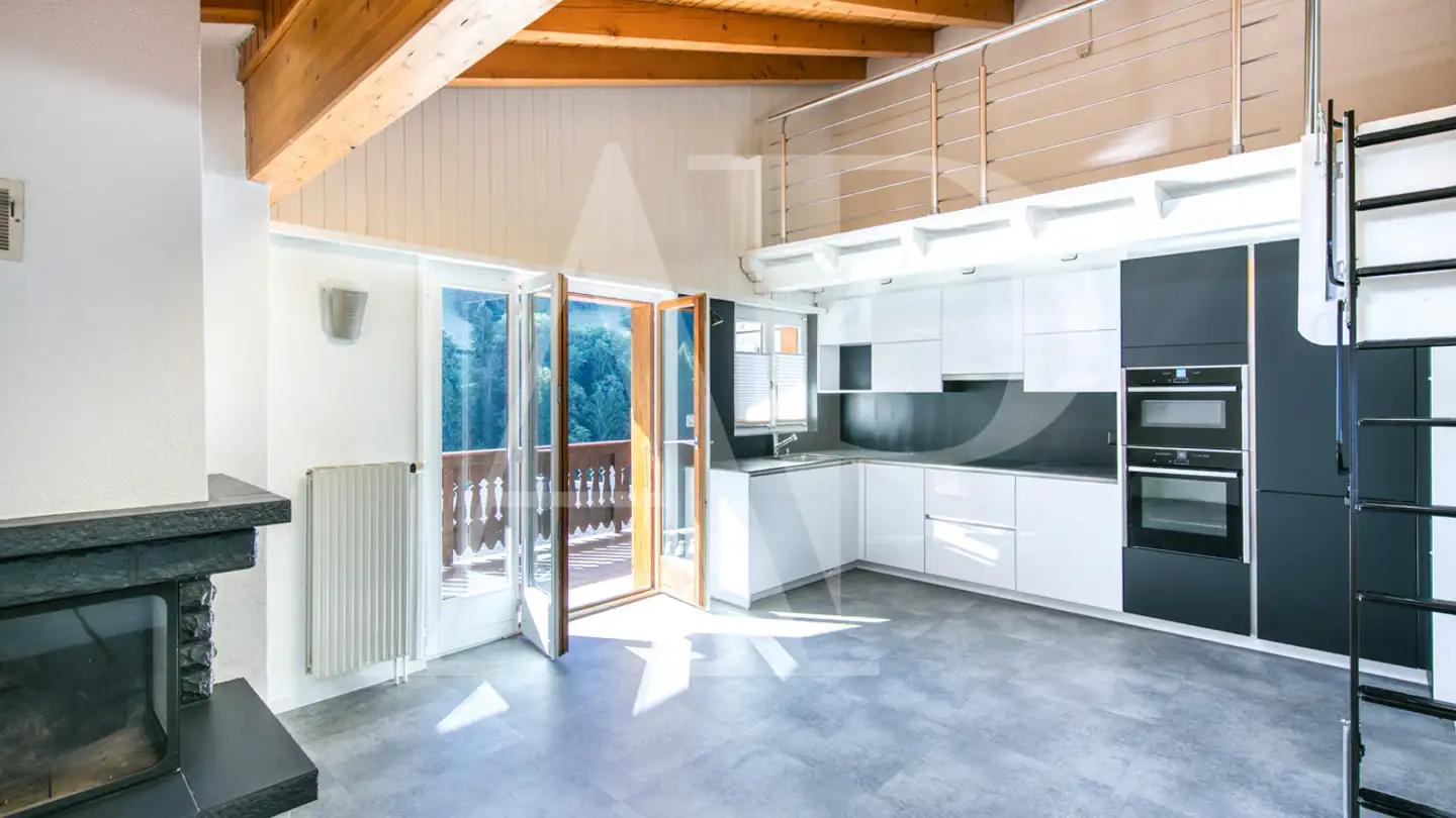 Attique à louer - 1873 Val-d'Illiez - Photo 2