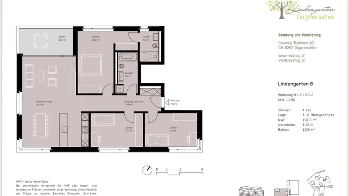 Appartamento in affitto - Lindengarten 8, 6252 Dagmersellen