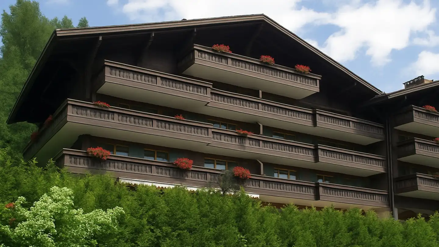 Stepped apartment for sale - Route Du Périsset 10, 1660 Château-d'Oex