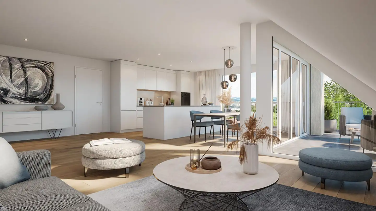 Dachgeschosswohnung kaufen - Im Grossacher 9, 8123 Ebmatingen - Foto 3