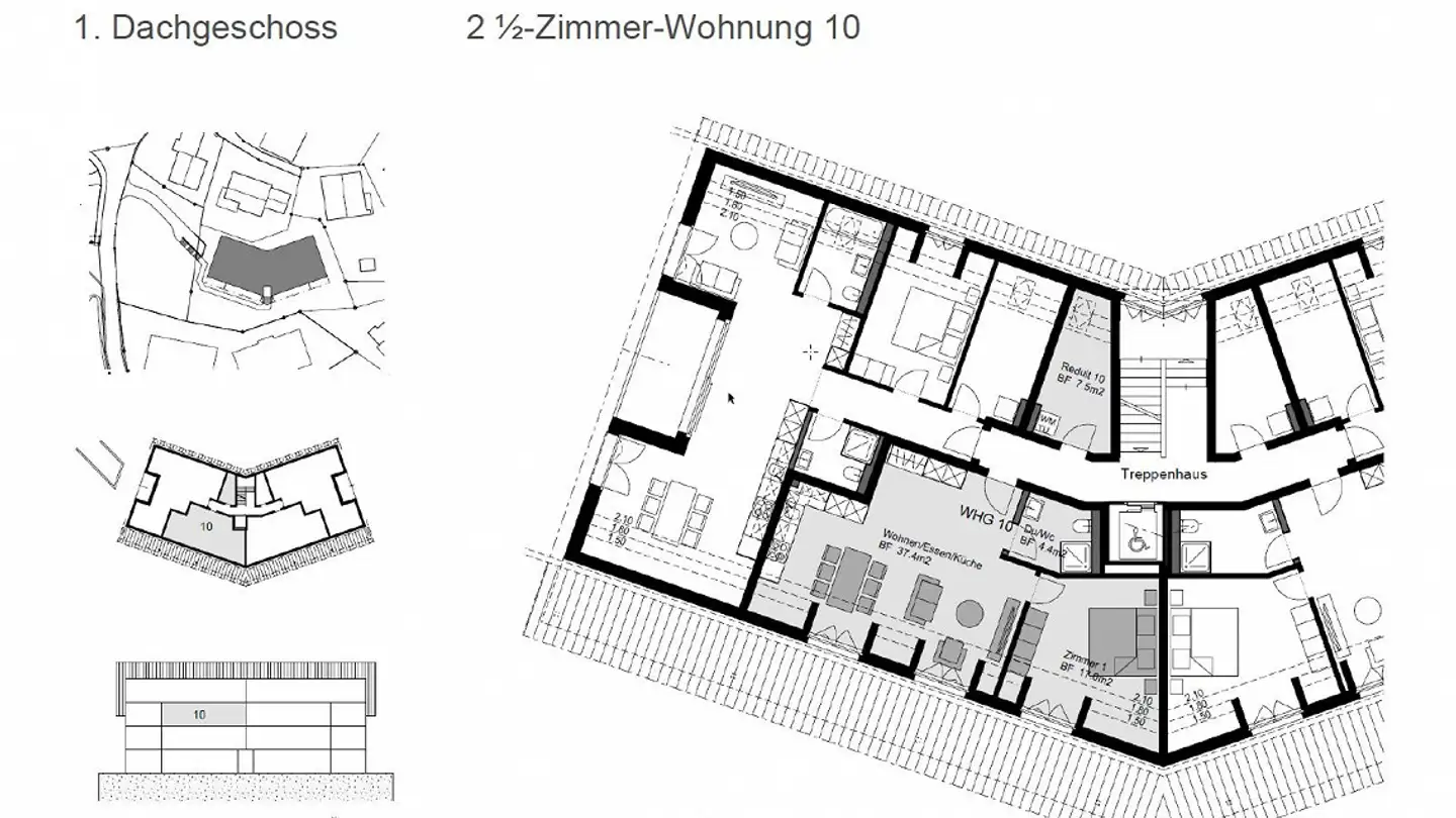 Appartamento in affitto - Oberdorfweg 1, 5103 Möriken AG - Foto 4