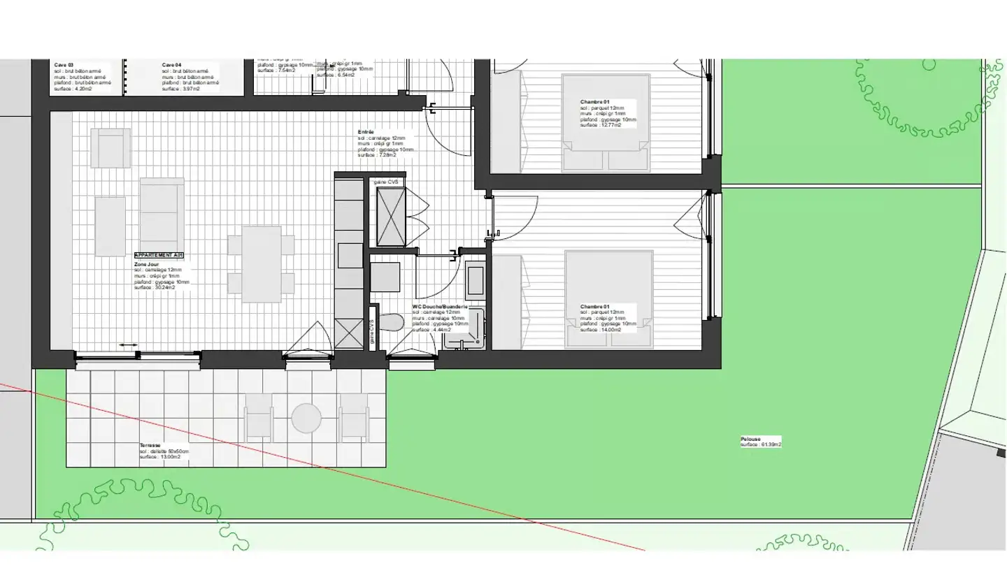Terrassenwohnung mieten - 3966 Chalais - Foto 3