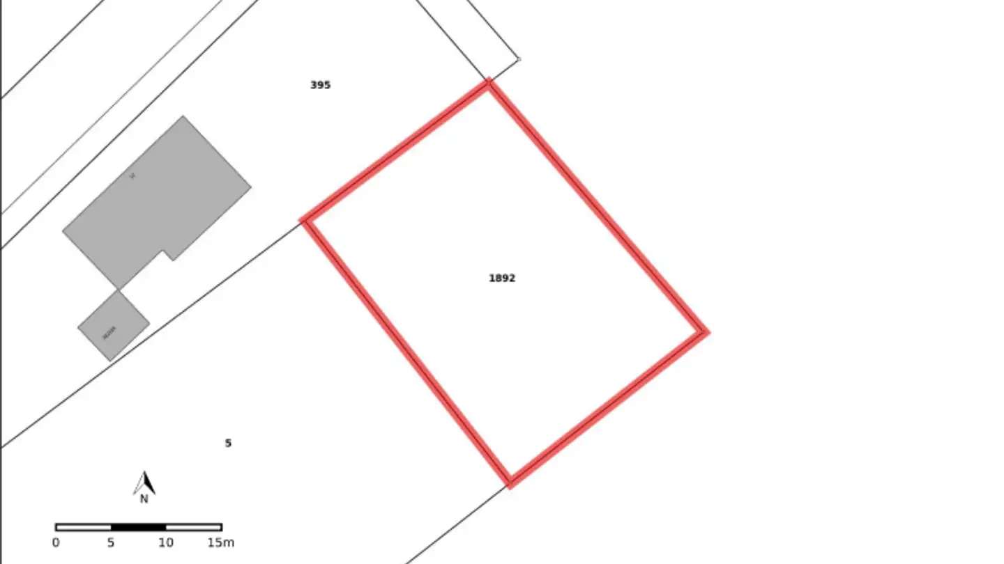 Constructible plot for sale - 3429 Hellsau