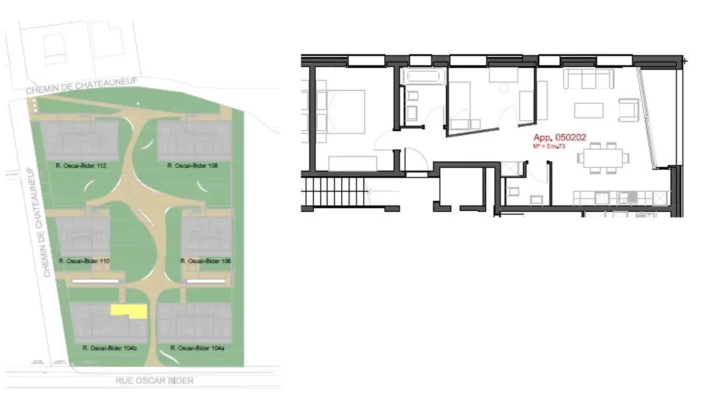 Wohnung mieten - Rue Oscar-Bider 104b, 1950 Sion - Foto 2