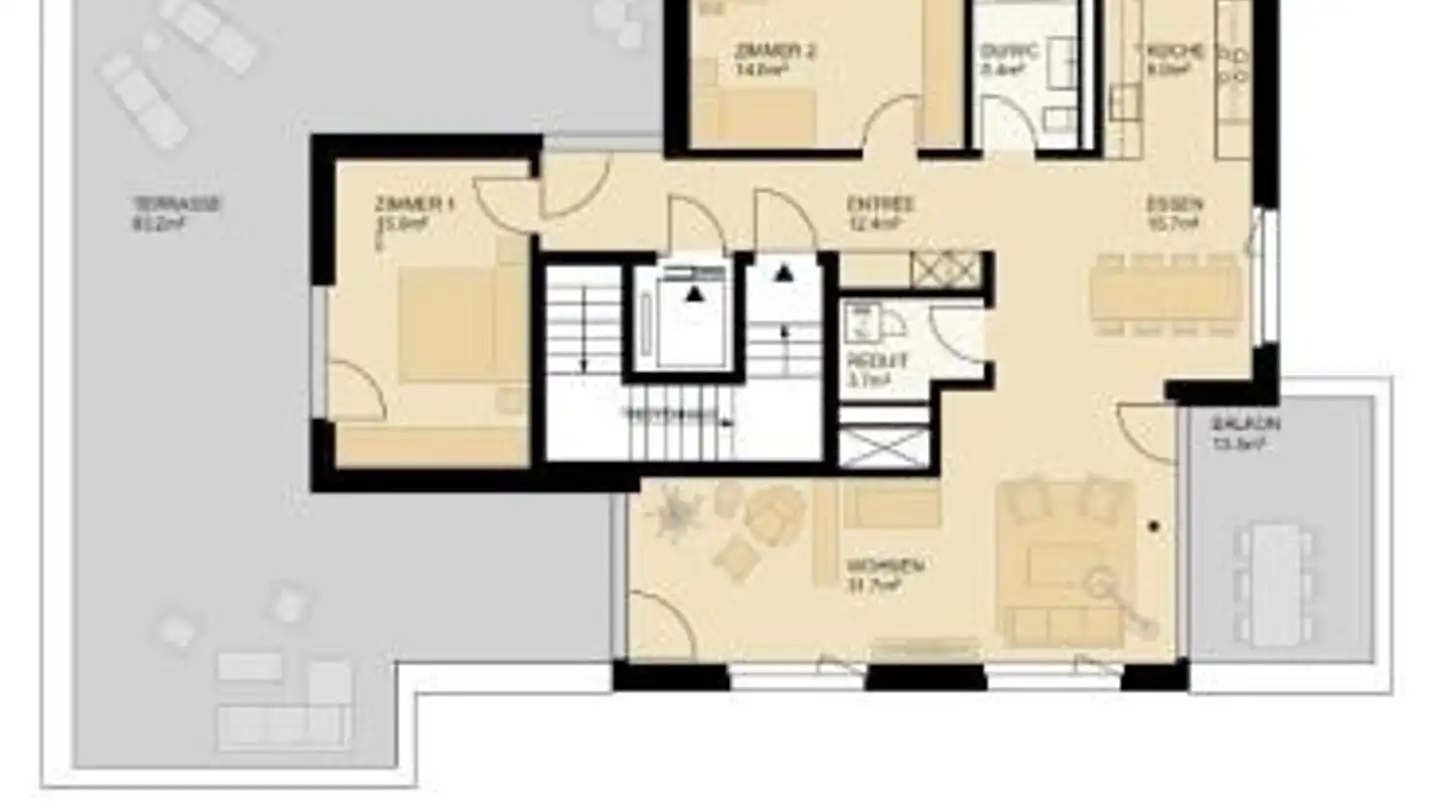 Attique à louer - Maihofmatte 5, 6006 Luzern - Photo 3