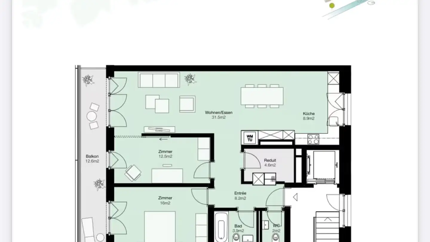 Apartment for rent - 8600 Dübendorf - Photo 2