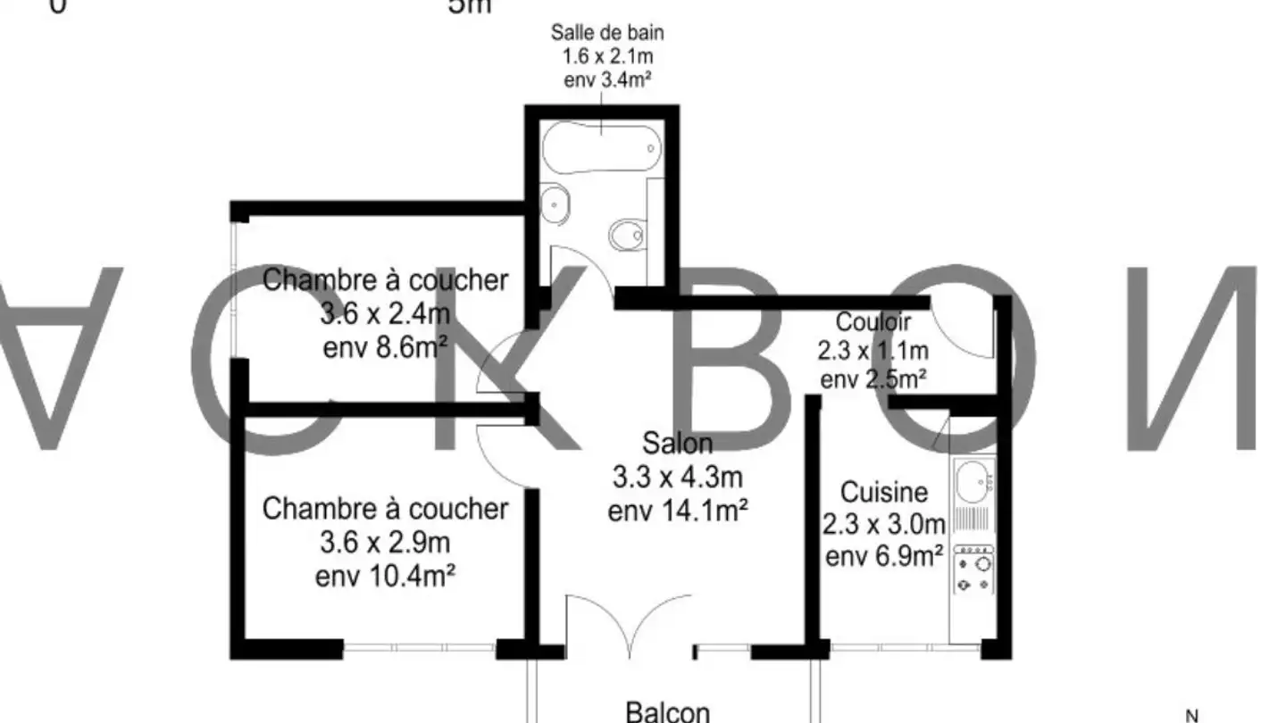 Wohnung mieten - Avenue Des Oiseaux 17, 1018 Lausanne - Foto 4