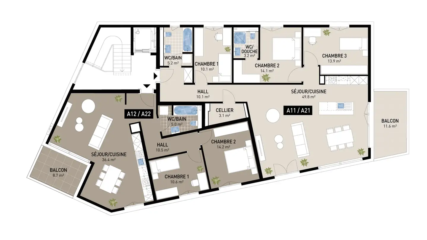 Appartement à vendre - Grand-Rue 71, 1616 Attalens - Photo 3