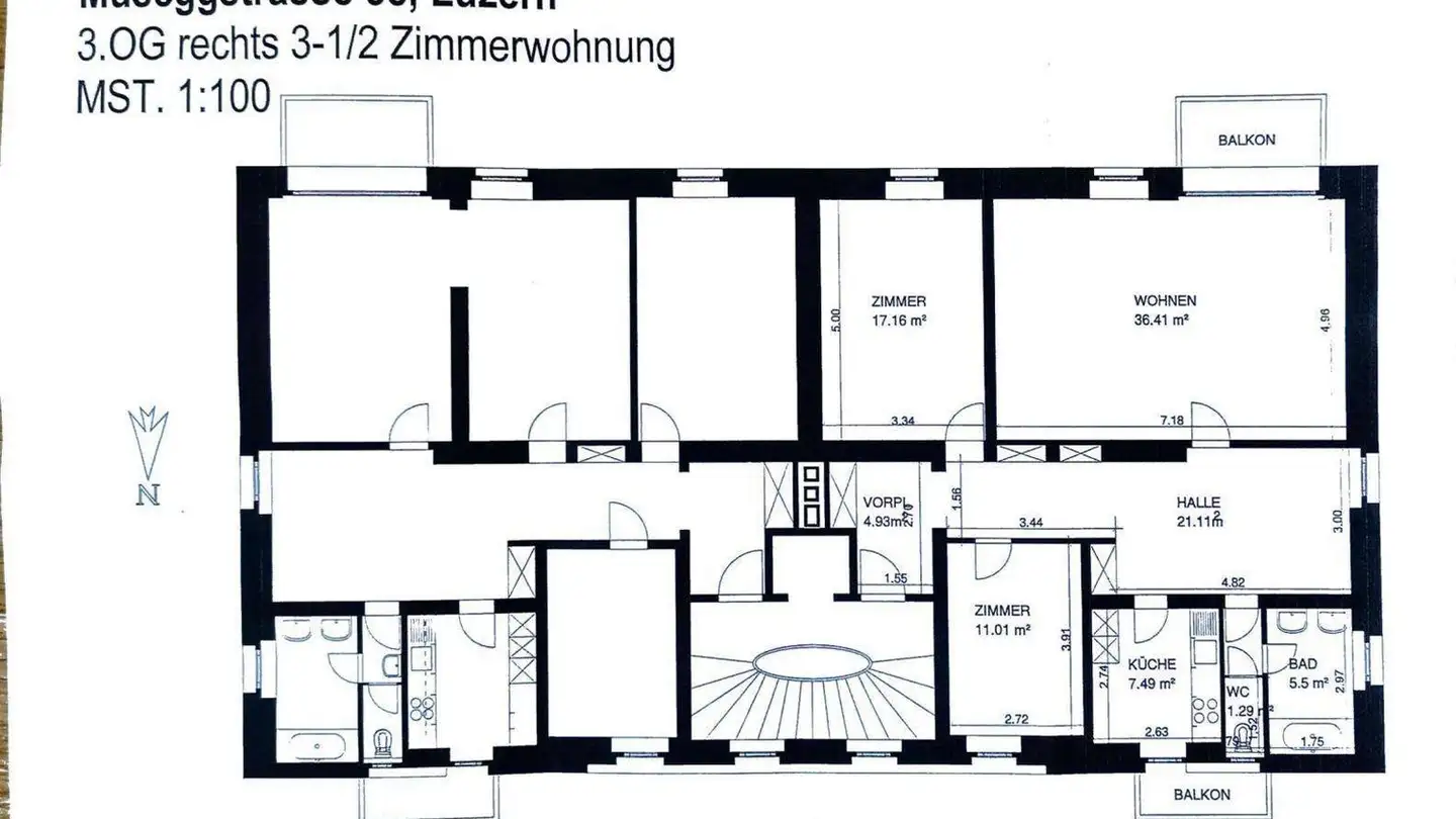 Appartamento in affitto - Museggstrasse 35, 6004 Luzern - Foto 3