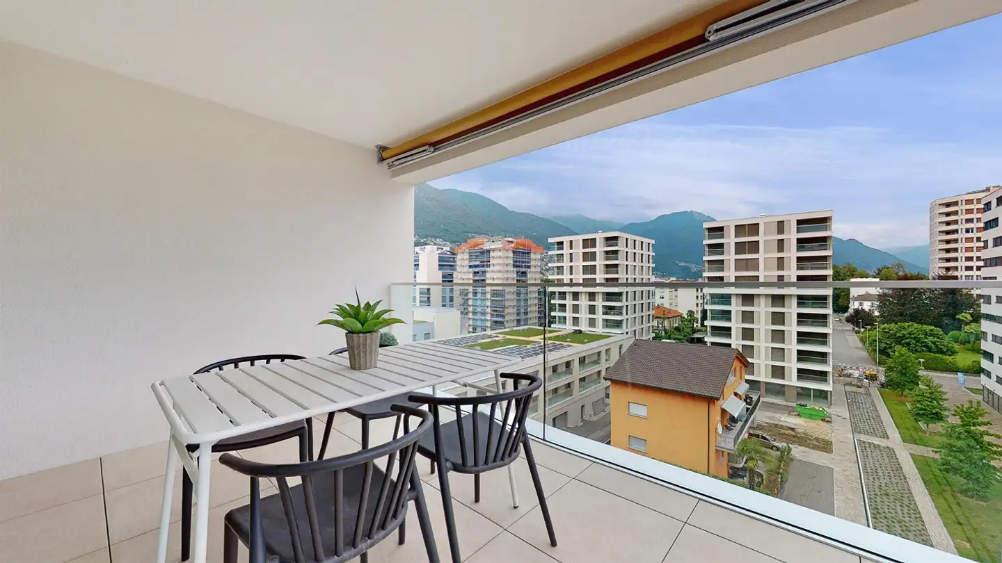 Wohnung mieten - Via Ballerini 13b, 6600 Muralto