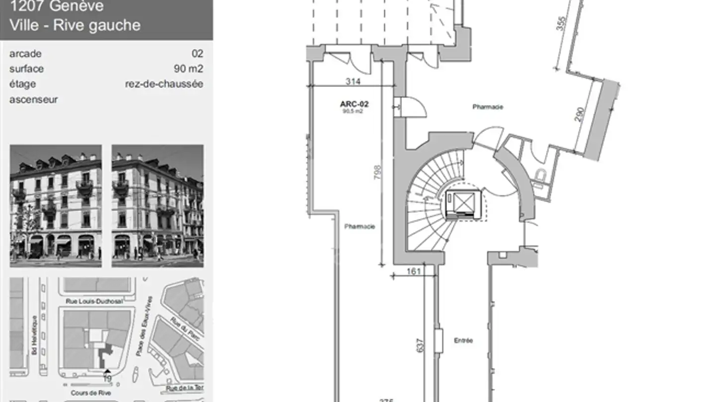 Appartamento in affitto - Cours De Rive 19, 1207 Genève - Foto 2