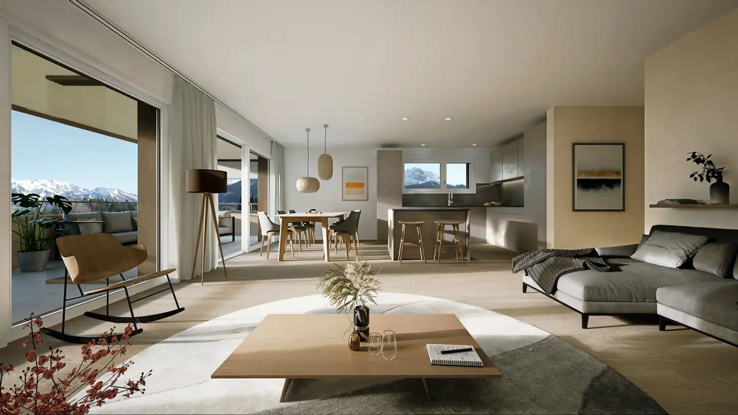 Appartamento in vendita - Rue De L'ancien-Comté 89, 1635 La Tour-de-Trême - Photo 4